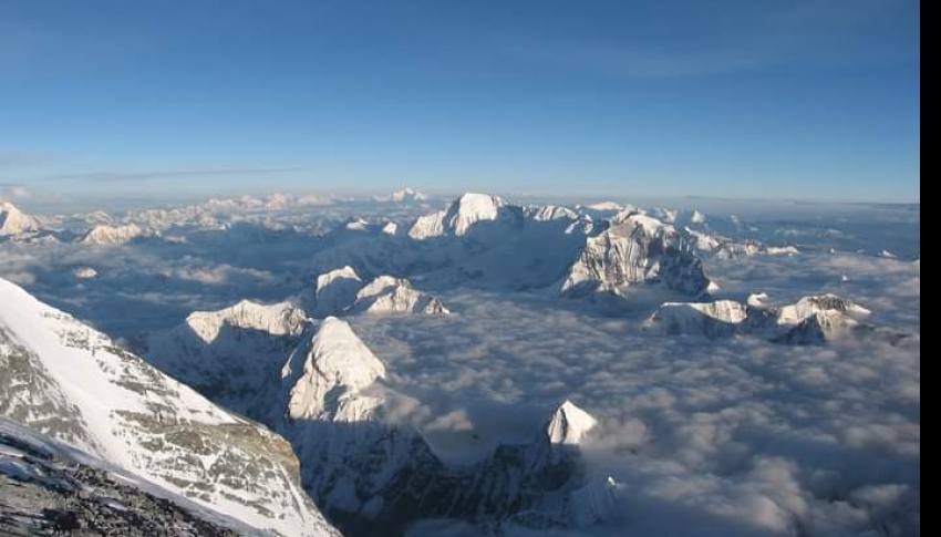 East vision from Mount Everest
